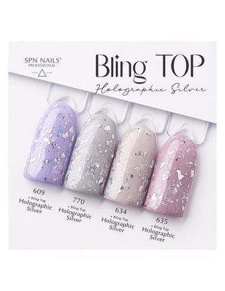 Bling TOP Holographic Silver UV LaQ 10ml