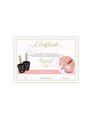 Certificate - Pedicure
