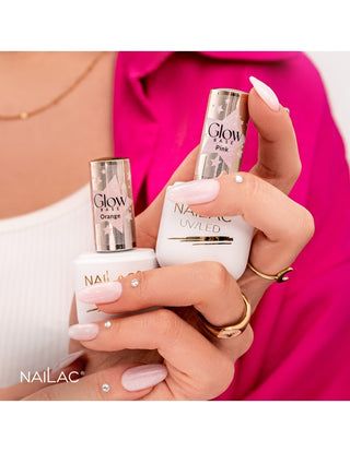 Rubber Base Glow Orange NaiLac 7ml