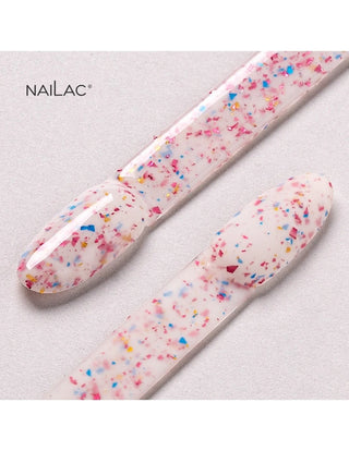 Glammy Rubber Base Milk&Confetti NaiLac 7ml