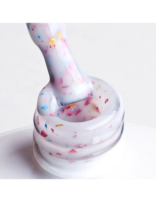 Glammy Rubber Base Milk&Confetti NaiLac 7ml