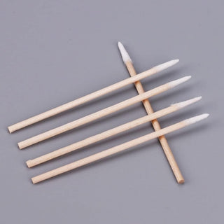 Wooden Tip Cotton Stick 7cm Long 100pcs
