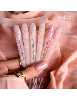 Glammy Rubber Base Powder&Rouge NaiLac