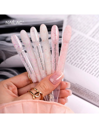 Glammy Rubber Base Powder&Rouge NaiLac