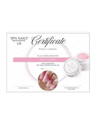 Certificate - Dual Forms