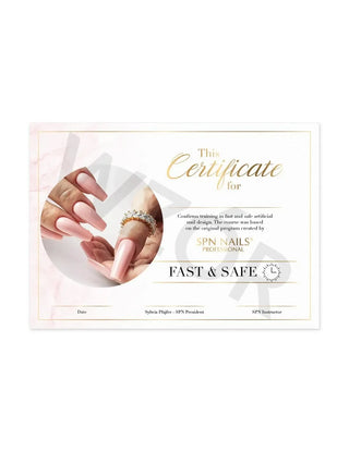 Certificate - Fast&Safe