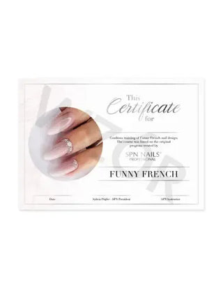 Certificate - Funny French