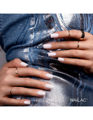 Hybrid top coat OpalX Top Milky Gold NaiLac 7ml