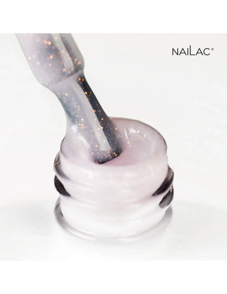 Hybrid top coat OpalX Top Milky Gold NaiLac 7ml