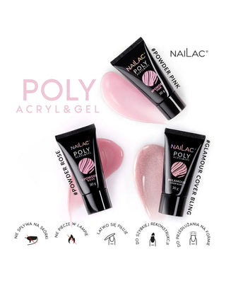 Poly Acryl & Gel - Glamour Cover Pinky NaiLac