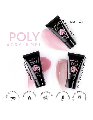Poly Acryl & Gel - Powder Pink NaiLac
