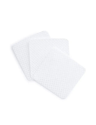 Perforated dust-free cotton pads - cotton, white 500pcs