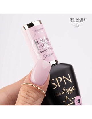 SPN Nails - Builder Bottle Cream - Candy Floss 10ml