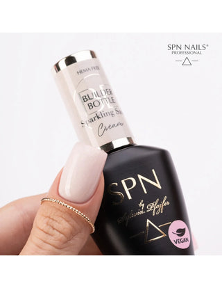 SPN Nails - Builder Bottle Cream - Sparkling Sand 10ml