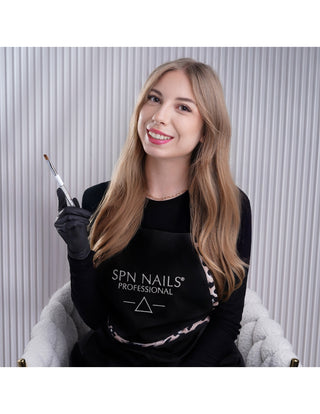 Apron with leopard design SPN Nails