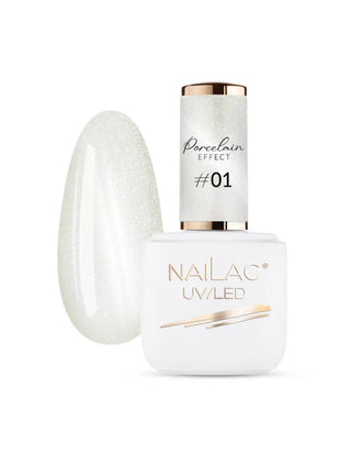 Porcelain Effect #01 Hybrid nail polish NaiLac 7ml