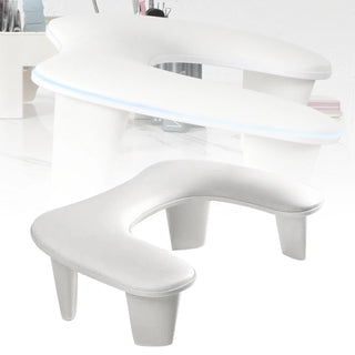 U Shaped Premium Nail Hand-arm Rest White