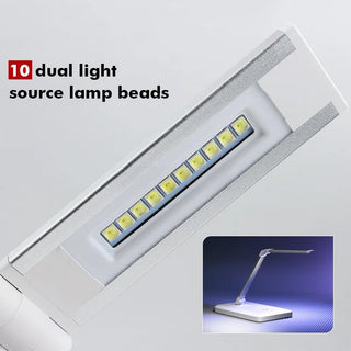 UV LED desk lamp 10W white - rechargeable/ cordless
