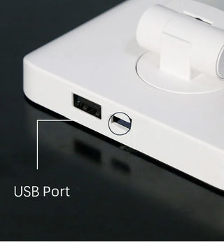 UV LED desk lamp 10W white - rechargeable/ cordless