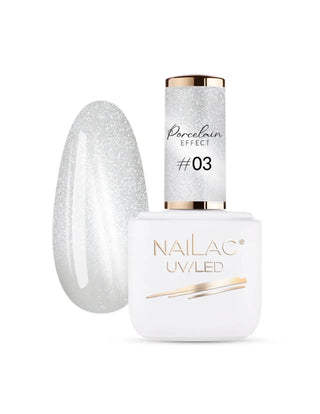 Porcelain Effect #03 Hybrid nail polish NaiLac 7ml