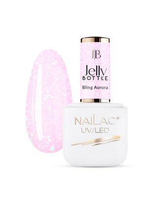 Jelly Bottle Bling Aurora NaiLac 7ml