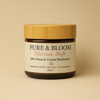 Blossom Soft 100% Natural Cream Deodorant 60g - PURE & BLOOM