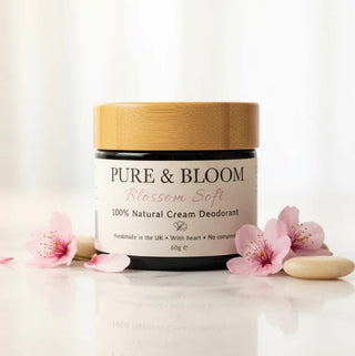 Blossom Soft 100% Natural Cream Deodorant 60g - PURE & BLOOM