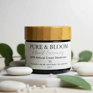 Cloud Serenity 100% Natural Cream Deodorant 60g - PURE & BLOOM