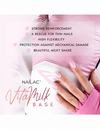 VitaMilk Gel Base Coat 10ml NaiLac
