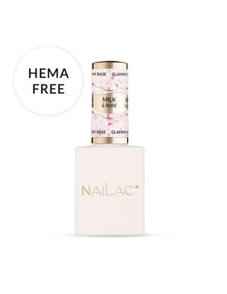 Glammy Base Milk&Rose Rubber Gel Base Coat 10ml NaiLac