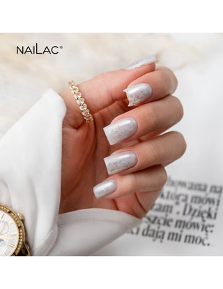 Glammy Base Milk&Silver Rubber Gel Base Coat 10ml NaiLac