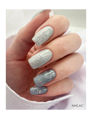 Glammy Base Milk&Silver Rubber Gel Base Coat 10ml NaiLac