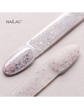 Glammy Base Milk&Silver Rubber Gel Base Coat 10ml NaiLac