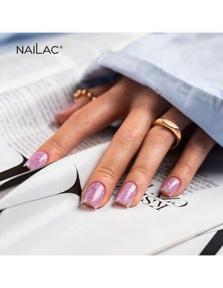 Glammy Base Purple Rubber Gel Base Coat 10ml NaiLac