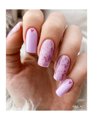 Glammy Base Purple Rubber Gel Base Coat 10ml NaiLac