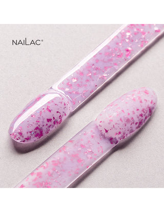 Glammy Base Purple Rubber Gel Base Coat 10ml NaiLac