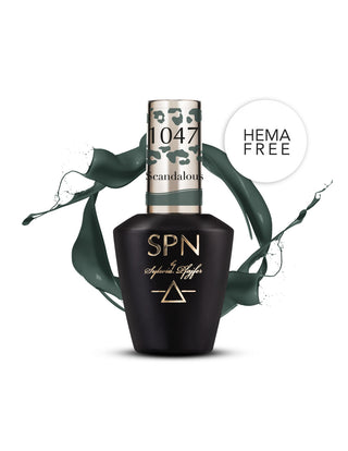 1047 Scandalous UV LaQ Gel Polish 8ml – deep bottle green