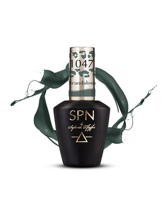 1047 Scandalous UV LaQ Gel Polish 8ml – deep bottle green