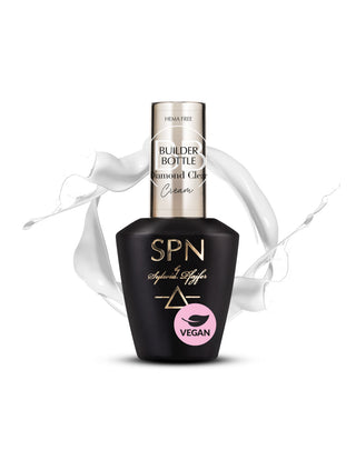 SPN Nails - Builder Bottle Cream - Diamond Clear 10ml