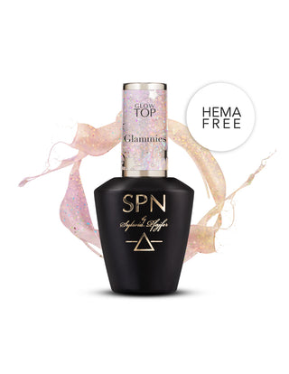 Glow Top Glammies Gel Polish Top Coat 10ml
