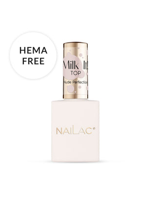 Milk It! Nude Perfection Gel Gel Top Coat 10ml NaiLac