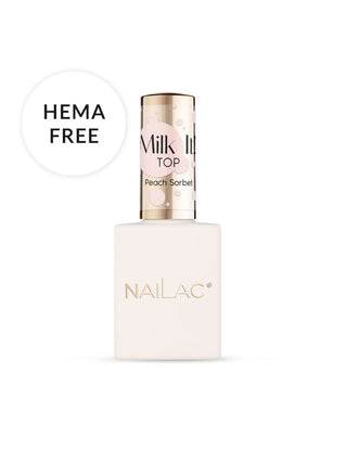 Milk It! Peach Sorbet Gel Top Coat 10ml NaiLac