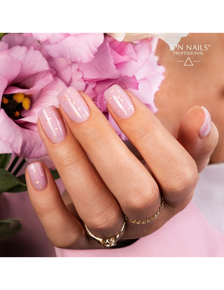 Lavender Glam Hard Gel with Holographic Foil 15g