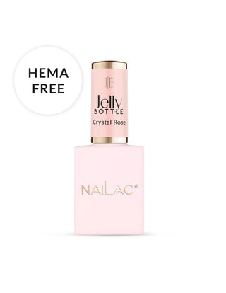 Jelly Bottle Crystal Rose Builder Gel in a Bottle 10ml NaiLac