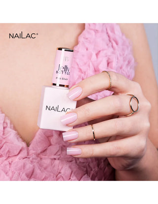 Jelly Bottle Pink Elixir Builder Gel in a Bottle 10ml NaiLac